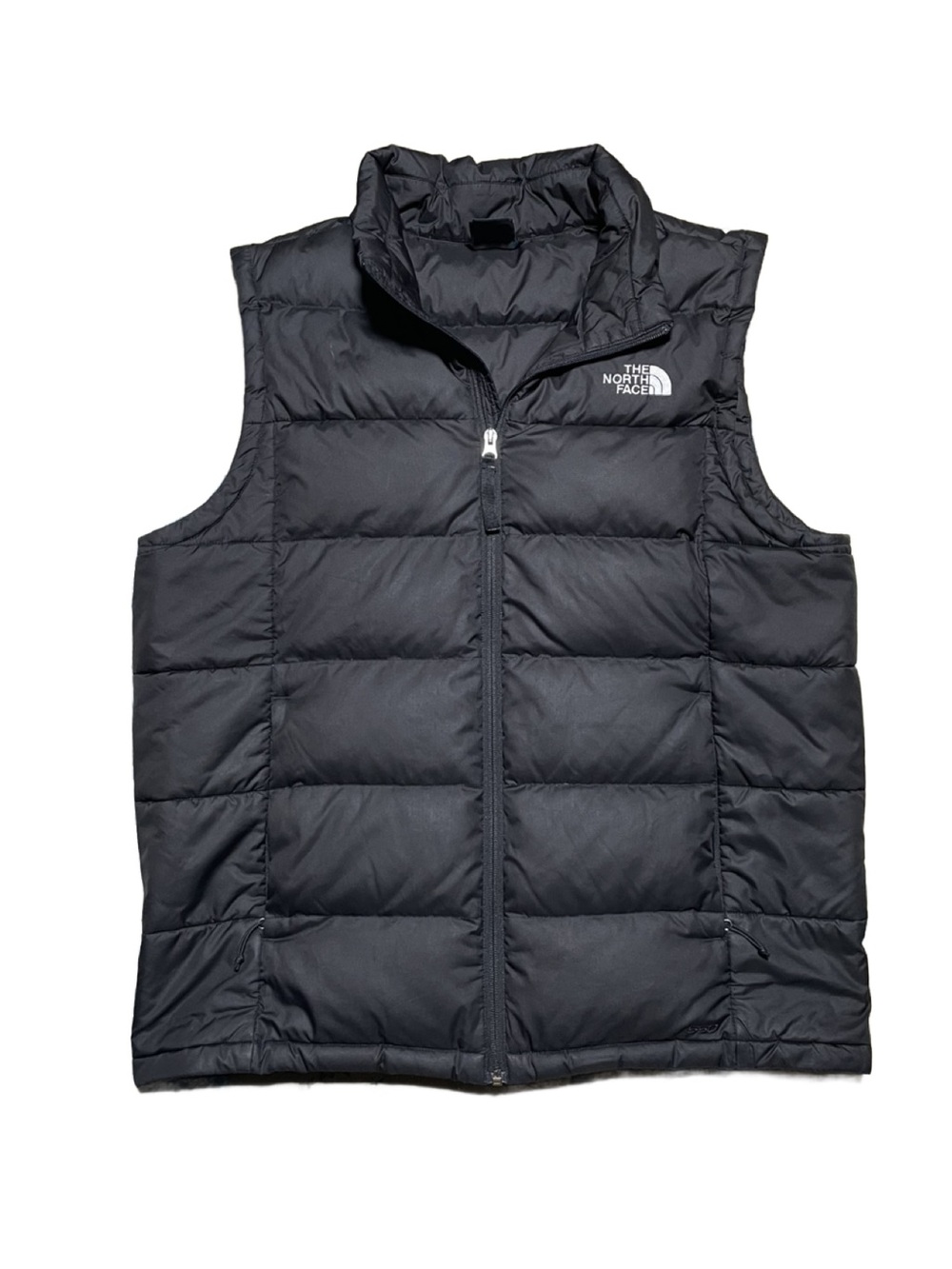 The North Face Men’s Black - 550 Quilted Down Puffer Vest (Size: Large)